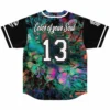 GRIZ 13 Color of your soul Jersey Harajuku Thin button Baseball Uniform Men Women Baseball Jersey 1 - Griz Merch