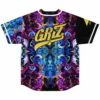 Griz Fantasy Graphic Jersey Harajuku Thin button Baseball Uniform Men Women Baseball Jersey For EDM Festivals 1 - Griz Merch