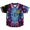 Griz Fantasy Graphic Jersey Harajuku Thin button Baseball Uniform Men Women Baseball Jersey For EDM Festivals - Griz Merch