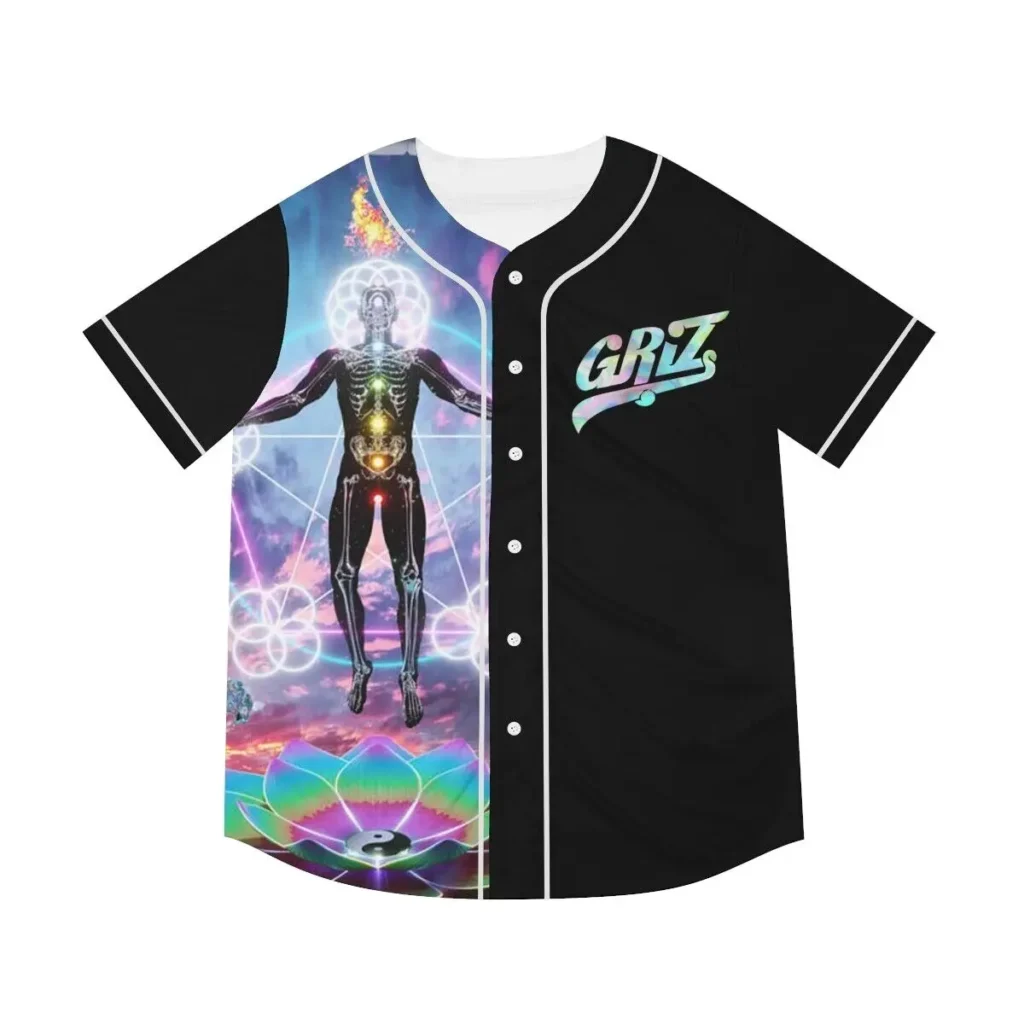 Griz Jersey Infinite EDC Lost Lands MerchBASEBALL JERSEY Men Women Baseball Jersey For EDM Festivals - Griz Merch