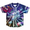 Griz and LSdream Jersey Harajuku Thin button Baseball Uniform Men Women Baseball Jersey For EDM Festivals - Griz Merch