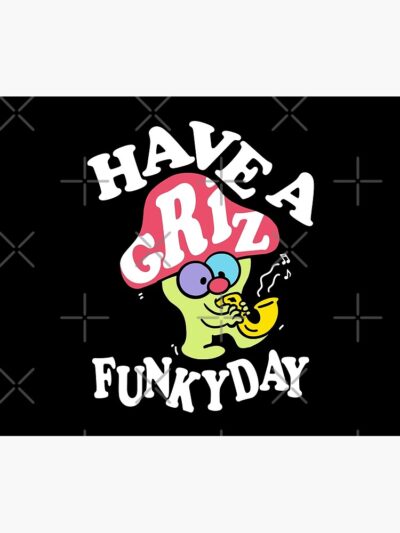 Griz Merch Griz Have A Funky Day Tapestry Official Griz Merch