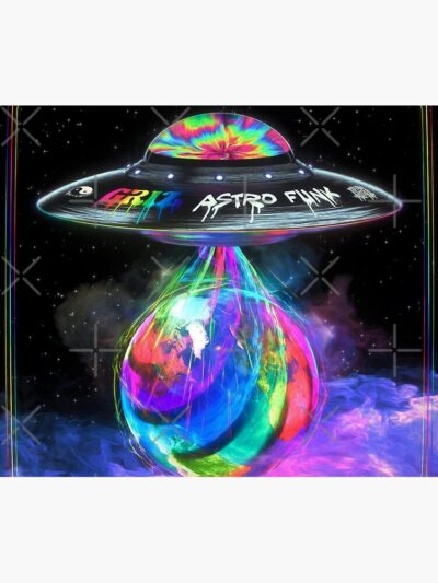 Griz Astro Punk 2022 Masmart Tapestry Official Griz Merch