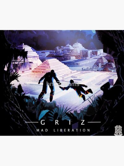 Griz Mad Liberation 2021 Masjule Tapestry Official Griz Merch