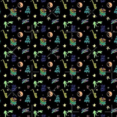 Griz Pattern In Color Tote Bag Official Griz Merch