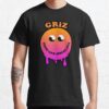 Griz Merch Dripy Smiley T-Shirt Official Griz Merch