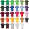 t shirt color chart - Griz Merch