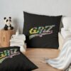 Griz Trippy Psychedelic Throw Pillow Official Griz Merch