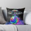 Griz Astro Punk 2022 Masmart Throw Pillow Official Griz Merch