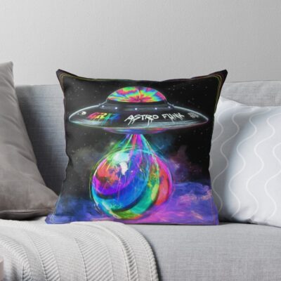 Griz Astro Punk 2022 Masmart Throw Pillow Official Griz Merch