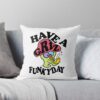 Griz Merch Griz Have A Funky Day Throw Pillow Official Griz Merch