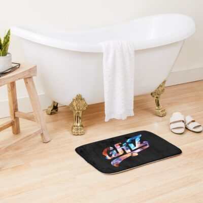 Griz Flames Bath Mat Official Griz Merch