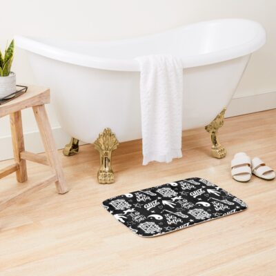 Griz Pattern Bath Mat Official Griz Merch