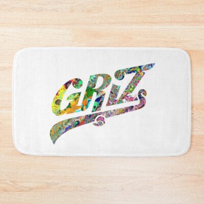 Griz Trippy Psychedelic Bath Mat Official Griz Merch