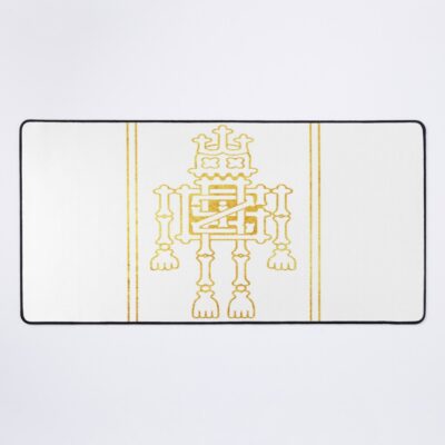 Griz Skeleton King (White) Mouse Pad Official Griz Merch