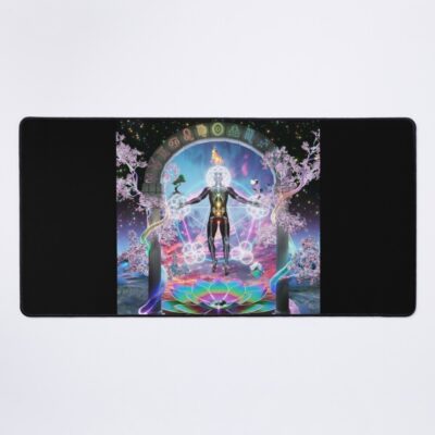 Griz Rainbow Brain Design Mouse Pad Official Griz Merch