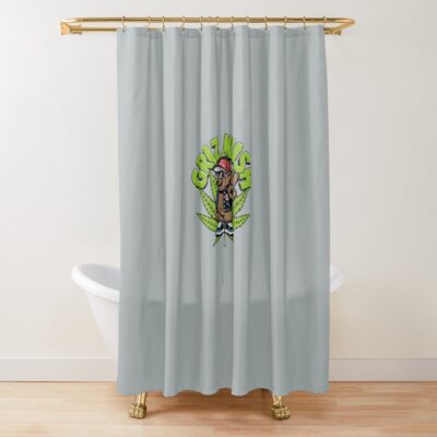 Griz Merch Griz Kush Shower Curtain Official Griz Merch