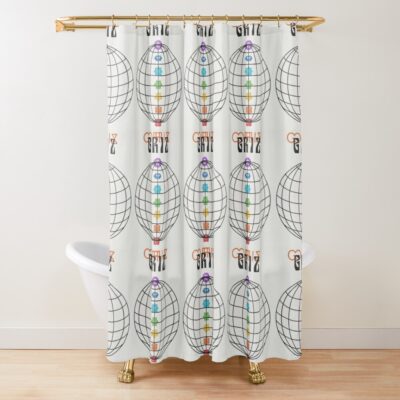 Music The Griz Band Tour Shower Curtain Official Griz Merch