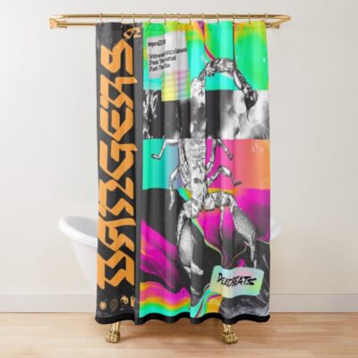 Griz Subtronics Griztronics Design Shower Curtain Official Griz Merch