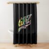 Griz Trippy Psychedelic Shower Curtain Official Griz Merch