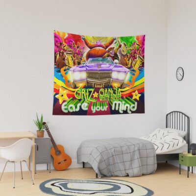 Griz Your Mind Tour 2022 Masmart Tapestry Official Griz Merch