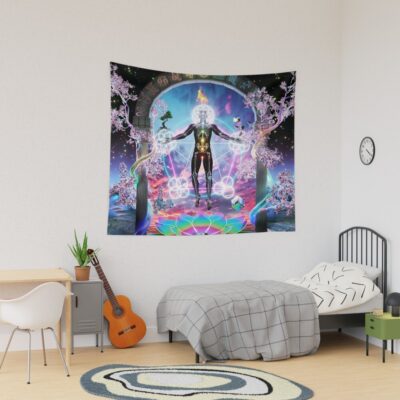 Griz Rainbow Brain 2022 Masmart Tapestry Official Griz Merch